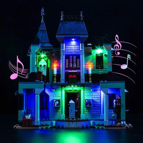 BrickBling LED Light Only, Compatible with Lego Creator 3 in 1 Haunted Mansion, Creative Lighting Compatible with Lego 31167-Excluding Model (Classic Version Light) in Kuwait