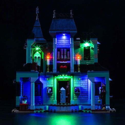 BrickBling LED Light Only, Compatible with Lego Creator 3 in 1 Haunted Mansion, Creative Lighting Compatible with Lego 31167-Excluding Model (Classic Version Light) in Kuwait