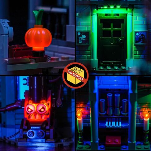 BrickBling LED Light Only, Compatible with Lego Creator 3 in 1 Haunted Mansion, Creative Lighting Compatible with Lego 31167-Excluding Model (Classic Version Light) in Kuwait