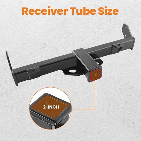 maXpeedingrods 2 Inch Front Receiver Hitch, Front Mount Trailer Hitch for 2007-2018 Jeep Wrangler JK, Excluding Hard Rock and 75th Anniversary bumpers, 3500 LBS in Kuwait