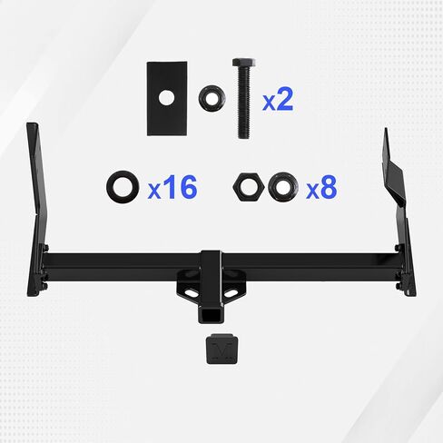 APS Rear Trailer Hitch, 2 inch Towing Hitch Receiver Class 3 Hitch Cover Included Compatible with Mercedes-Benz Sprinter 2500 3500 2010-2026 in Kuwait