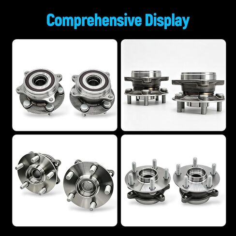 513287 Pair Front Wheel Hub Bearings Assembly Compatible with 2011-2017 CT200h 2010-2015 Prius 2012-2015 Prius Plug-in in Saudi Arabia