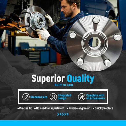 513287 Pair Front Wheel Hub Bearings Assembly Compatible with 2011-2017 CT200h 2010-2015 Prius 2012-2015 Prius Plug-in in Saudi Arabia