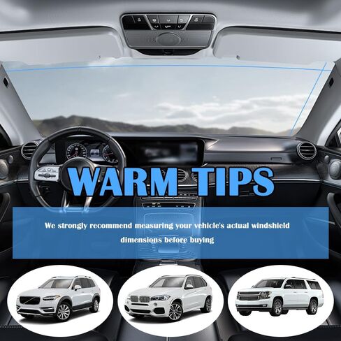 2026 Upgraded Thickened Car Windshield Sun Shade with Soccer Plaid Design,Foldable Sun Shade for Car Windshield with Storage Bag,57"x31.5" Portable Sunshade for Cars Windshields in Saudi Arabia