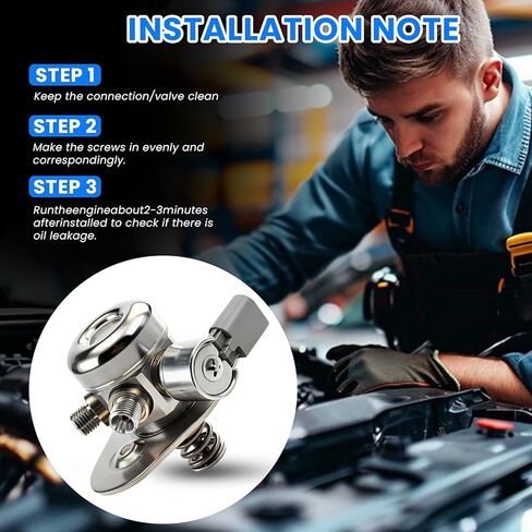 مضخة الوقود عالية الضغط مضخة الوقود الميكانيكية متوافقة مع Ford Escape/Fiesta/Fusion/Transit Connect L4-1.6L #13517584461 in Kuwait