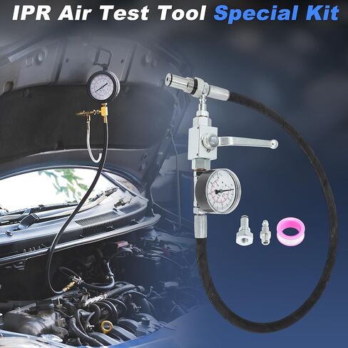 IPR Air Test Tool Special Kit for Ford 6.0L 7.3L for Powerstroke Diesel Engines High Pressure Oil System Leak Detection Tool Set W/Adapter Fittings/O-Rings/Shutoff Valve/Gauge in Saudi Arabia