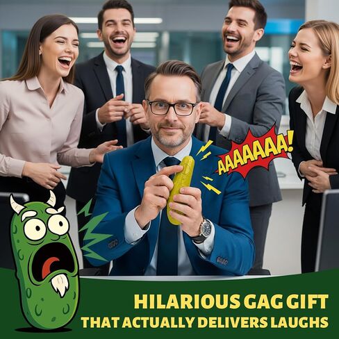 Goat Sounds Pickle - Funny Cucumber Toy with Sheep Sound for White Elephant Gag Gifts, Hilarious Noise Maker Office Gag for Coworkers Adults Friends and Family in Saudi Arabia