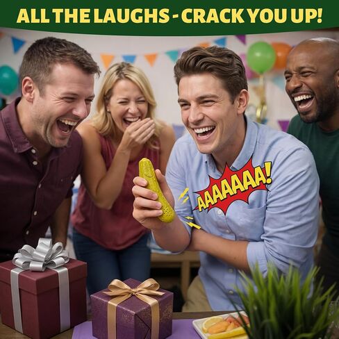 Goat Sounds Pickle - Funny Cucumber Toy with Sheep Sound for White Elephant Gag Gifts, Hilarious Noise Maker Office Gag for Coworkers Adults Friends and Family in Saudi Arabia