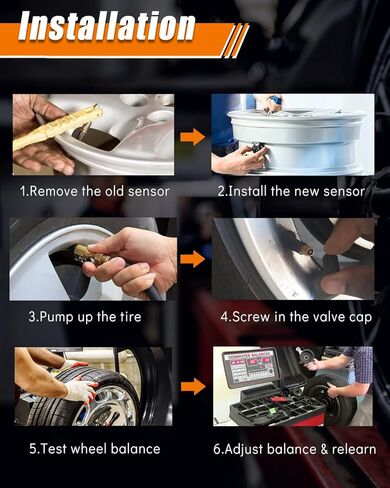 نظام مراقبة ضغط الإطارات بمستشعر TPMS 315 ميجاهرتز مبرمج مسبقًا لـ: -Honda Civic 2008-2013، CR-Z، Element، Fit، Insight، Odyssey 2011-2016، استبدال # 42753TR3A81 (4 عبوات) in Kuwait