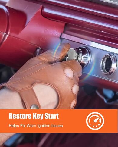 Ignition Switch Kit with Ignition Lock Cylinder and Keys Fit for Pontiac Firebird 1968-1969 Chevrolet Camaro 1968 Oldsmobile Cutlass 1968 Replace 12322801 1116694 1154163 603921 in Saudi Arabia