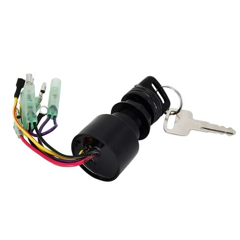 مفتاح إشعال القارب متوافق مع صندوق التحكم في المحرك الخارجي Mercury Mariner لـ Mercury 87-17009A2 87-17009A5 مفتاح الإشعال الخارجي للقارب مع مفتاحين، 3 أوضاع 6 موصلات أسلاك in Kuwait