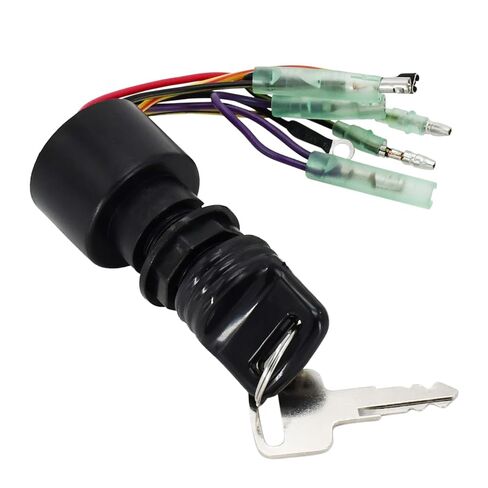 مفتاح إشعال القارب متوافق مع صندوق التحكم في المحرك الخارجي Mercury Mariner لـ Mercury 87-17009A2 87-17009A5 مفتاح الإشعال الخارجي للقارب مع مفتاحين، 3 أوضاع 6 موصلات أسلاك in Kuwait