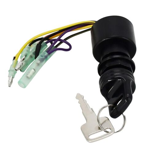 مفتاح إشعال القارب متوافق مع صندوق التحكم في المحرك الخارجي Mercury Mariner لـ Mercury 87-17009A2 87-17009A5 مفتاح الإشعال الخارجي للقارب مع مفتاحين، 3 أوضاع 6 موصلات أسلاك in Kuwait