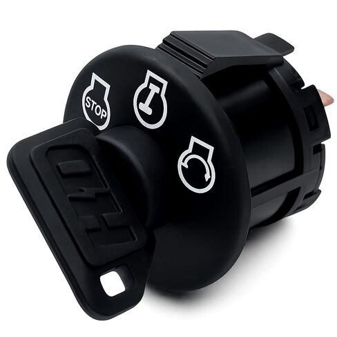 HD Switch 3 Position 5 Terminal Starter Ignit Key Switch يناسب Huskee LT3800 LT4200 - ترقية OEM مع 2 مفاتيح مظلة واقية ممتازة ذات قبضة ناعمة in Kuwait