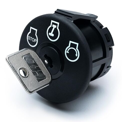 HD Switch 3 Position 5 Terminal Starter Ignit Key Switch يناسب Huskee LT3800 LT4200 - ترقية OEM مع 2 مفاتيح مظلة واقية ممتازة ذات قبضة ناعمة in Kuwait