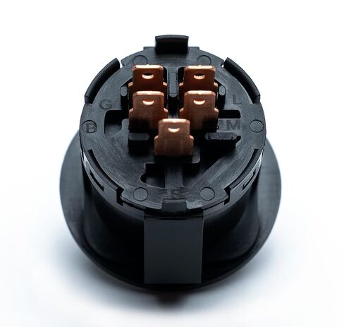 HD Switch 3 Position 5 Terminal Starter Ignit Key Switch يناسب Huskee LT3800 LT4200 - ترقية OEM مع 2 مفاتيح مظلة واقية ممتازة ذات قبضة ناعمة in Kuwait