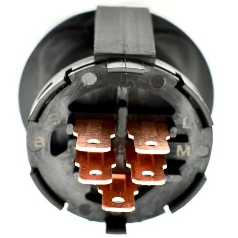 HD Switch 3 Position 5 Terminal Starter Ignit Key Switch يناسب Huskee LT3800 LT4200 - ترقية OEM مع 2 مفاتيح مظلة واقية ممتازة ذات قبضة ناعمة in Kuwait
