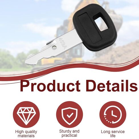 459A 12pcs Ignition Keys,Kubota Tractor Key Compatible with SVL75 SVL90 SVL95 Track Loaders,Kubota Equipment Replacement Keys for SVL75-2, SVL75C, SVL90-2C, SVL95-2S, SVL95-2SC & More in Saudi Arabia