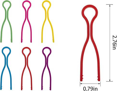 Gin Geomir 100PCS Bobbin Thread Holder Clips - Multi-Color Thread Buddies for Organizing Sewing Machine and Quilting Supplies in Saudi Arabia