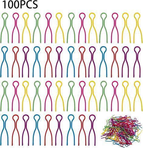 Gin Geomir 100PCS Bobbin Thread Holder Clips - Multi-Color Thread Buddies for Organizing Sewing Machine and Quilting Supplies in Saudi Arabia
