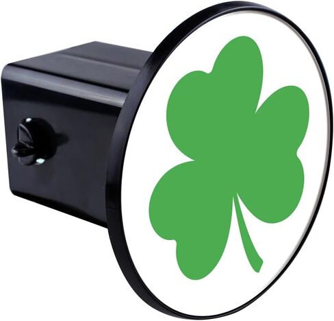 Shamrock 3D Polyurethane Domed Plastic Trailer Hitch Cover Car-Truck-SUV 2" Receiver 3986 in Saudi Arabia