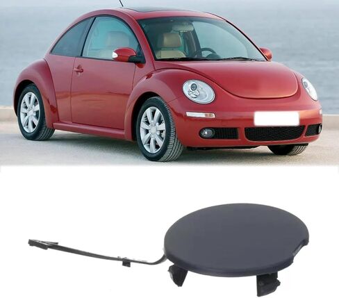 سحب هوك غطاء العين متوافق مع VW ل بيتل 2006-2010 1C0807241C جديد اكسسوارات السيارات 1 قطعة المصد الأمامي سحب هوك غطاء غطاء in Kuwait