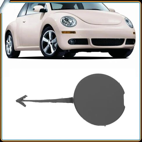 سحب هوك غطاء العين متوافق مع VW ل بيتل 2006-2010 1C0807241C جديد اكسسوارات السيارات 1 قطعة المصد الأمامي سحب هوك غطاء غطاء in Kuwait