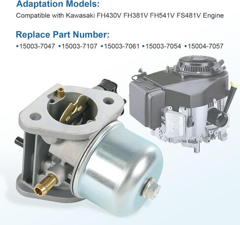 استبدال المكربن ​​لمحرك كاواساكي FH430V FH381V FH541V FS481V ، استبدال 15003-7047 15003-7061 in Kuwait