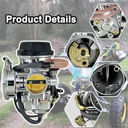 Carburetor with Fuel Valve Petcock & Air Filter Fit for Suzuki QuadSport Z400 LTZ400 LTZ 400 2x4 2003 2004 2005 2006 2007 ATV Carburetor Assembly in Saudi Arabia