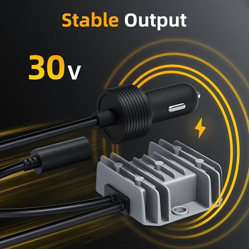 Starlink Mini Step Up Cigarette Lighter Power Adapter,Starlink Cigarette Lighter,Starlink Mini Power Adapter,High-Efficiency 10V-28V to 30V Step-Up Converter Power Cord in Kuwait