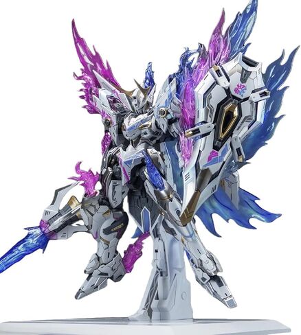 LEBOO 1/144 Plastic Action Figures Kit, SC-002 Titan Greatsword Tristan, Easy to Assemble Articulated Pre Painted 5.5 inch Collectible Model in Kuwait
