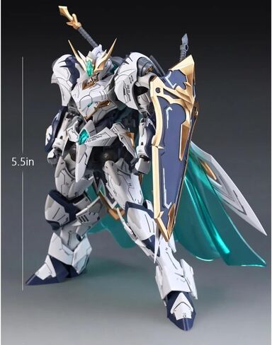 LEBOO 1/144 Plastic Action Figures Kit, SC-002 Titan Greatsword Tristan, Easy to Assemble Articulated Pre Painted 5.5 inch Collectible Model in Kuwait