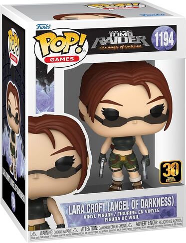 Funko Pop! Games: Tomb Raider - Lara Croft - The Angel of Darkness - Collectable Vinyl Figure - Gift Idea - Official Merchandise - Toys for Kids & Adults - Video Games Fans - for Collectors & Display in Kuwait