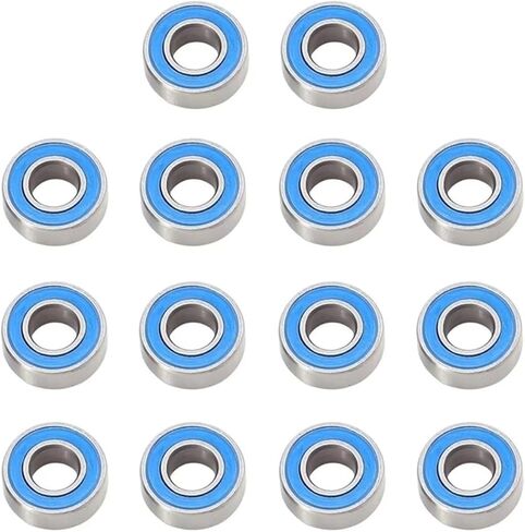 Compatible with Tamiya DT02 DT03 RC Car Upgrade Parts Accessories 14pcs Sealed Bearing Kit RC Assortment in Kuwait
