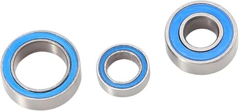 Compatible with Tamiya for TT01 for TT-01 TT01E TT01D for TT02B 1/10 RC Car Parts Accessories 20PCS Rubber Sealed Ball Bearing Kit RC Assortment in Kuwait