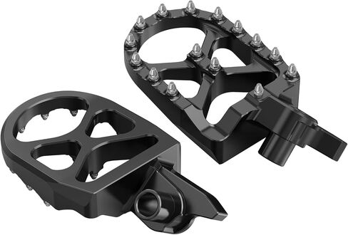مسند للقدمين من NICECNC باللون الأسود متوافق مع Yamaha YZ 250 F 2024 YZ 450 F 2023-2024 YZ 450 FX 2024 WR 450 F 2024، بأكسيد بآلة CNC in Kuwait
