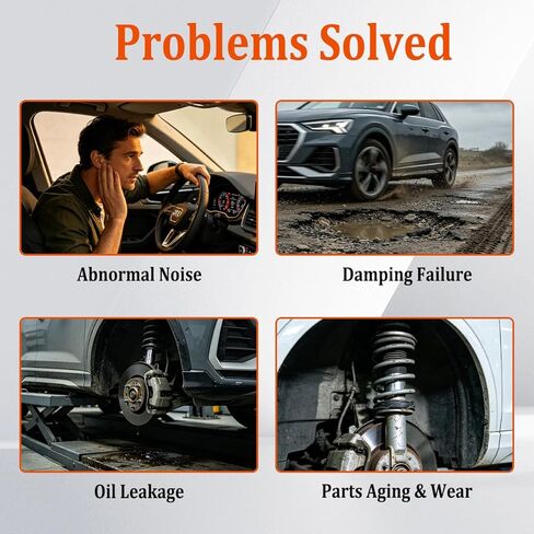 31316786519 2 قطعة ممتص الصدمات بدعامات أمامية مع كهربائي متوافق مع BMW E60 525xi 530xi 2006-2007، لسيارات BMW 528xi 535xi 2008، لسيارات BMW 528i 535i xDrive 2009-2010 AWD 4WD in Kuwait