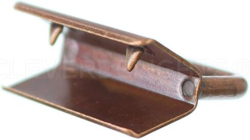 CleverDelights 1" Key Fob Hardware Set with Key Rings - Antique Copper Color - 1 Inch Lanyards Key Chains (100) in Kuwait