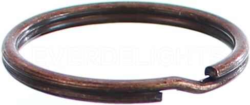 CleverDelights 1" Key Fob Hardware Set with Key Rings - Antique Copper Color - 1 Inch Lanyards Key Chains (100) in Kuwait