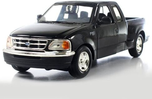 2001 F-150 XLT Flareside Supercab Pickup Truck Black 1/24 Diecast Car Model by Motormax 73284bk in Saudi Arabia