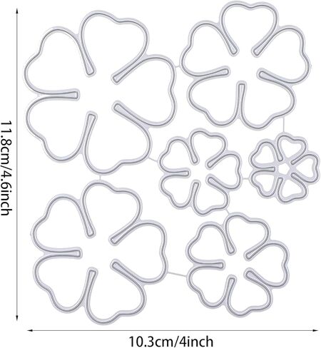 6pcs Carbon Steel 3D Rose Flower Metal Cutting Dies - Troqueles De Metal para Manualidadesfloral Embossing Stencils for DIY Scrapbooking Card Making in Saudi Arabia