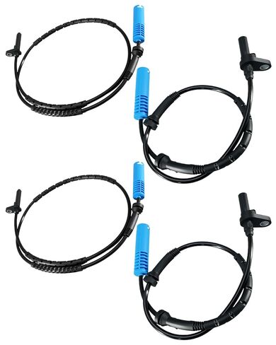 ABS Wheel Speed Sensor Fit for BMW 323i 325xi 328i xDrive 328xi 330xi 335i xDrive 2006-2012 Replace 34526764859 34526764858, 4pcs ABS Sensors in Kuwait