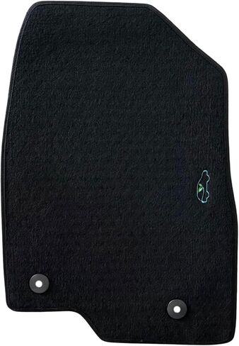 ecoMats Carpet Floor Mats for 2014 to 2021 Mazda 6 with Non-Slip Driver Heel Pad and Safety Locks, Front and Rear, Black in Kuwait