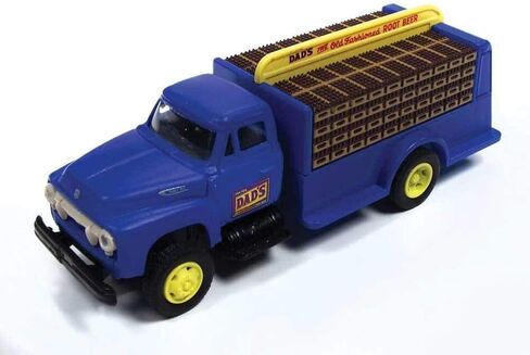 Classic Metal Works MWI30538 1 بواسطة 87 مقياس 1954 Ford Dads Root Beer Blue نموذج زجاجة شاحنة in Kuwait