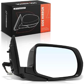 A-Premium Passenger Side Power Door Mirror - Compatible with Acura MDX 2017-2020, RDX 2019-2025 - Heated Manual Folding Black Outside Rear View Mirror w/Turn Signal Light in Saudi Arabia