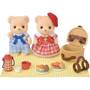 Sylvanian Families - Gourmet Picnic of Biscuit Bears - Set 2 articulated figures - Immerse yourself in the world of the Sylvanian Family - 5852 in Saudi Arabia