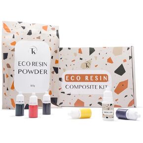 Tassika Eco Resin Kit for Beginners 2lbs, Terrazzo Resin Kit, Refill Kit in Kuwait