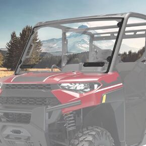 Front Full Windshield for Polaris Ranger XP 1000 / Crew XP 1000 2018-2026 Accessories, Clear Durable Hard Coat Poly Vented Full Windshield Compatible with Ranger 1000 / Crew 1000 XP 18-26 in Saudi Arabia