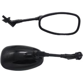 2pcs Motorcycle Rearview Mirror Compatible With XVS125 XVS250 XVS400 XVS650 XVS950 XVS1100 XVS1300 XV950 XV1600 XV1700 XVZ1300 YBR125(Silver) in Saudi Arabia