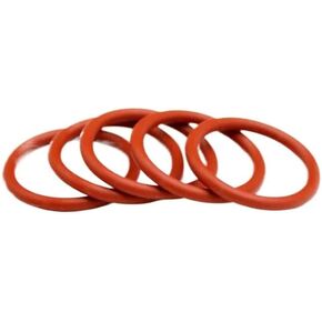 10pcs CS 2/2.4/3/4mm OD 5~90mm Red VMQ O Ring Seal Gasket Silicon Silica Gel Food Grade Rubber O-ring(OD 21mm,CS 4mm (10Pcs)) in Kuwait